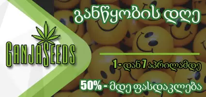განწყობის დღეები Ganjaseeds - ზე
