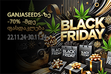 Black Friday  GanjaSeeds-ზე- შენი  საუკეთესო არჩევანი!